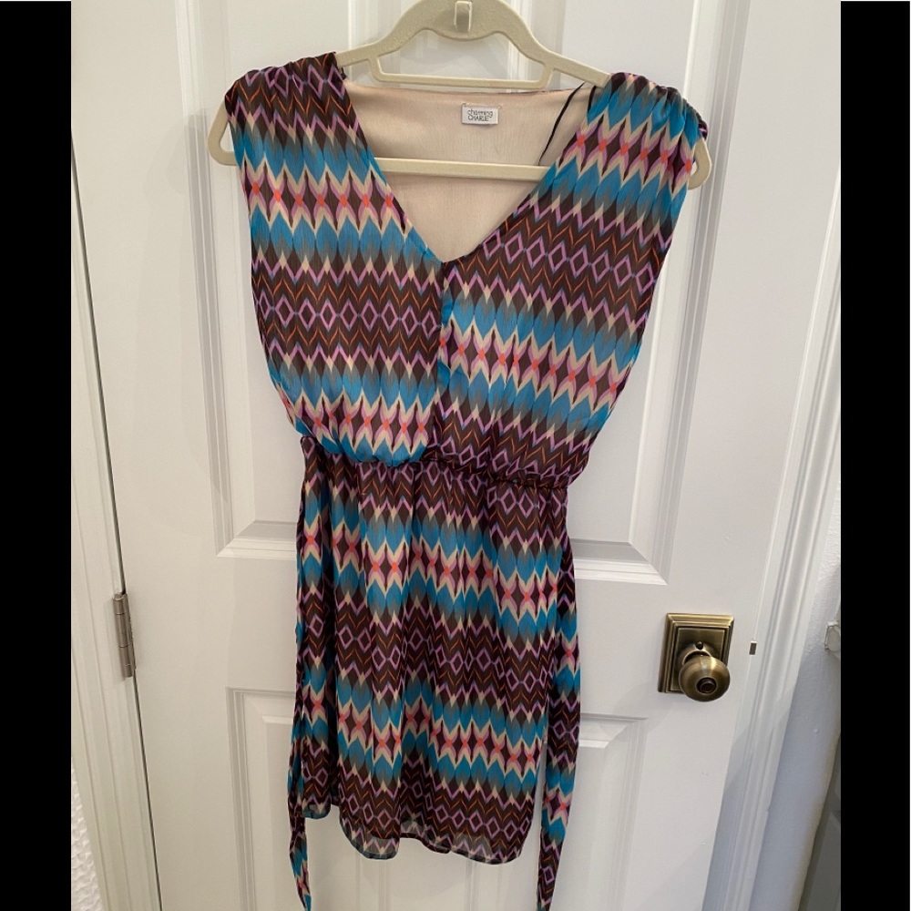 Aztec print dress
